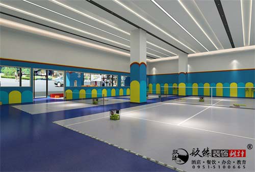 平凉蓝炫网球馆设计方案鉴赏|专业设计，环保舒适，健康时尚