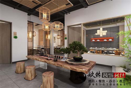 平凉凯汇嘉华餐厅设计方案鉴赏|平凉餐厅设计装修公司推荐